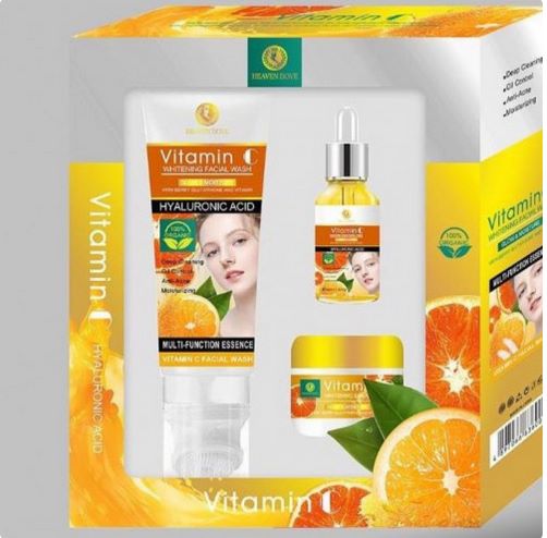 KIT DE CUIDADO DE LA PIEL CON ACIDO HIALURONICO Y VITAMINA C